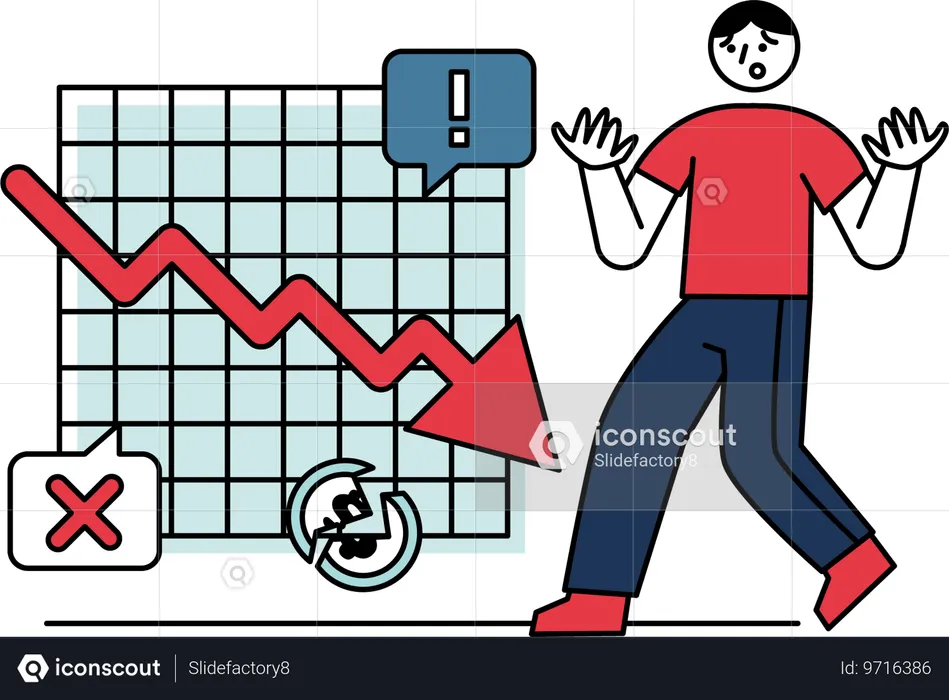 Homens cometem erros ao analisar o mercado de ações  Ilustração