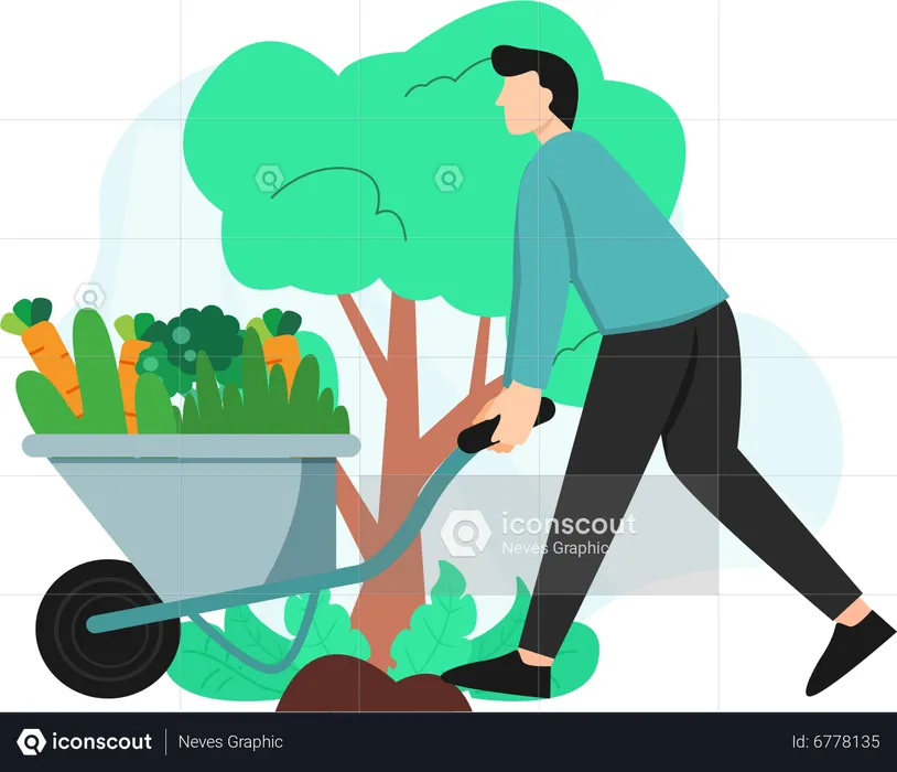 Agriculteur  Illustration