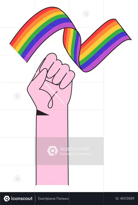 Homosexual month celebration  Illustration