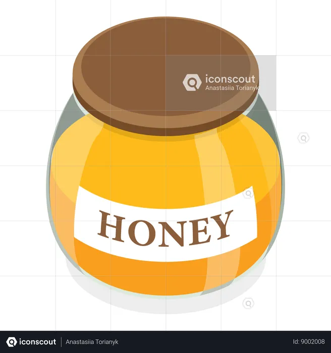 Honey bottle  Illustration