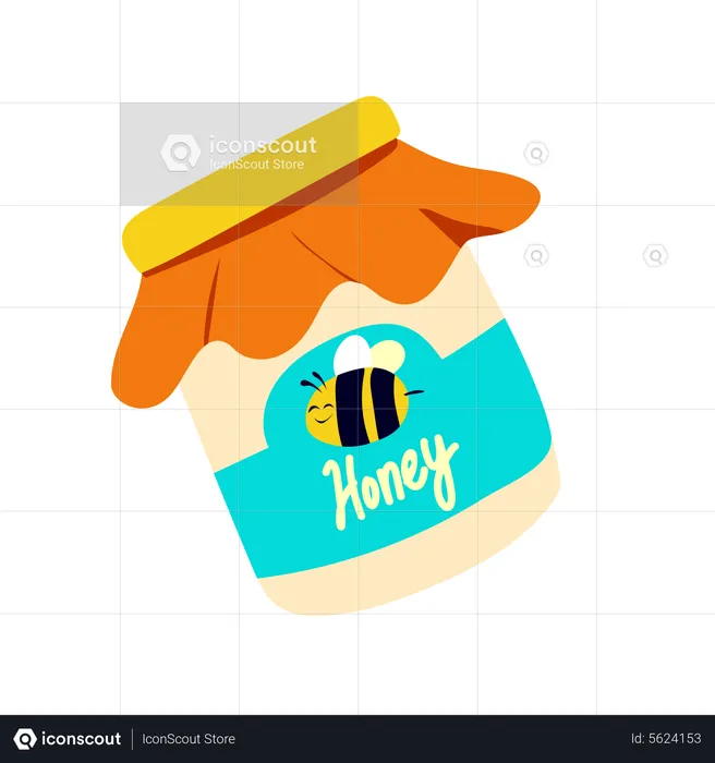 Honey Pot  Illustration