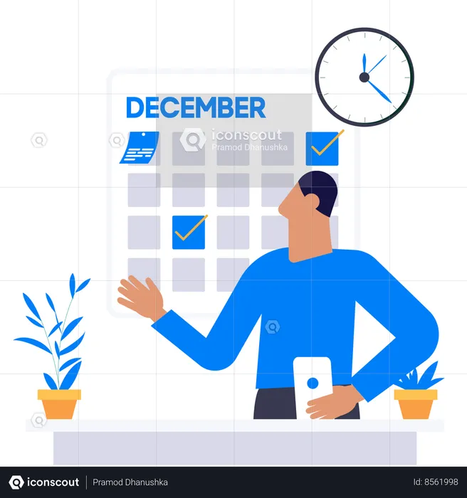 Calendrier  Illustration