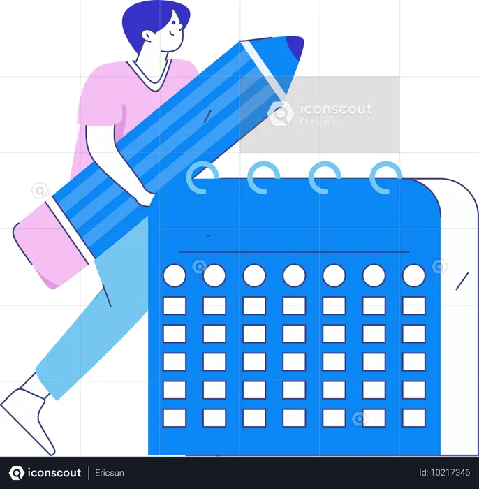 Calendrier de planification  Illustration