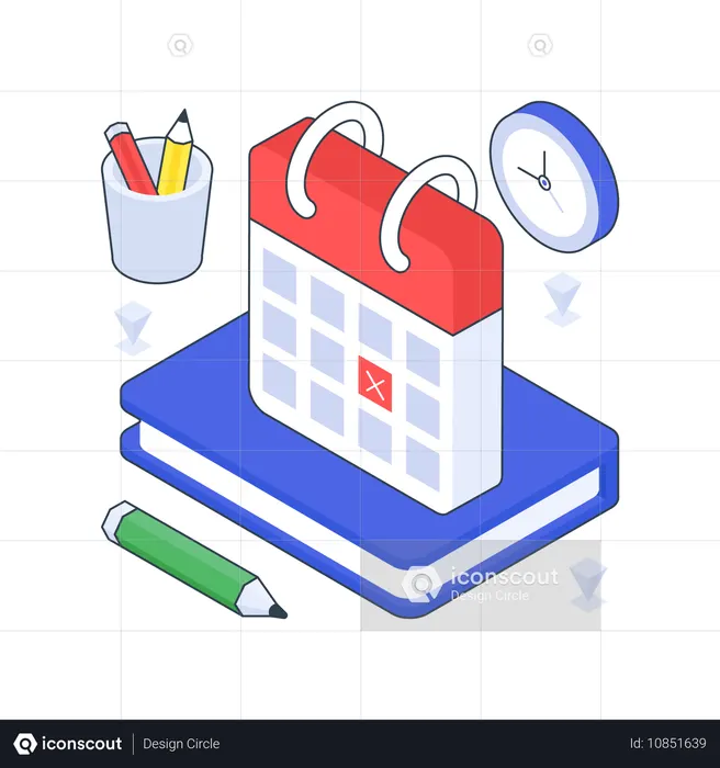 Horario de estudio  Ilustración