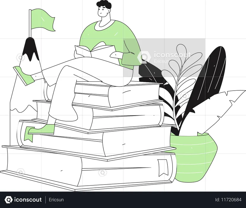 Horario de estudio  Ilustración