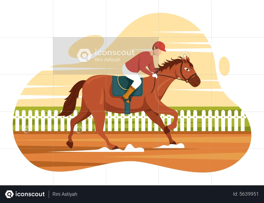 Horse Race  Illustration