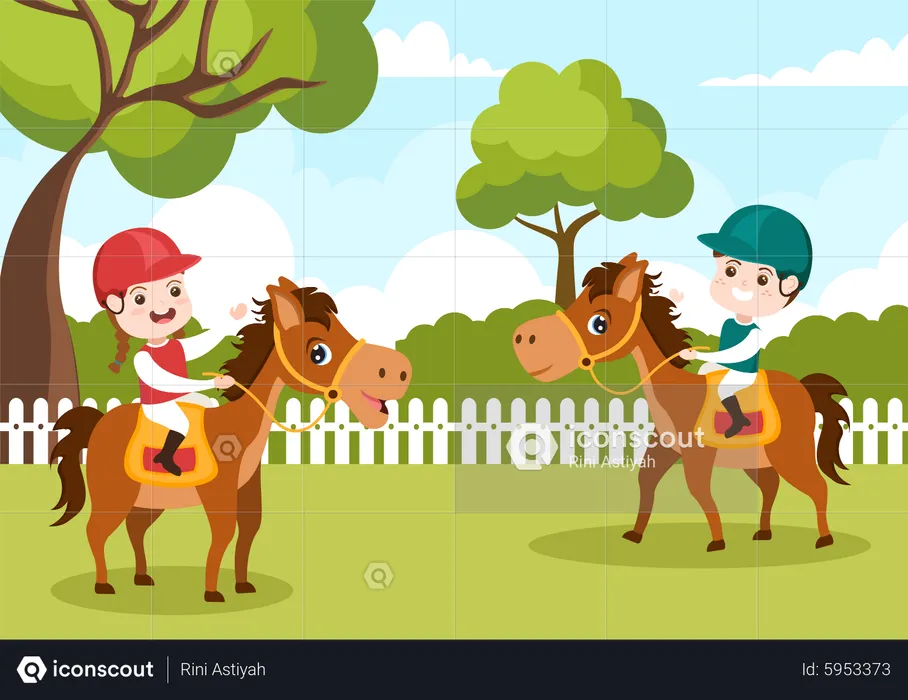 Horse Trainer  Illustration