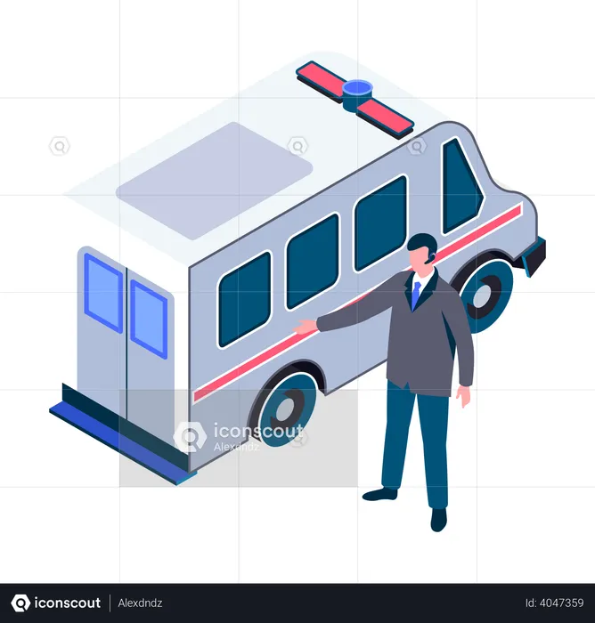 Hospital Ambulance  Illustration