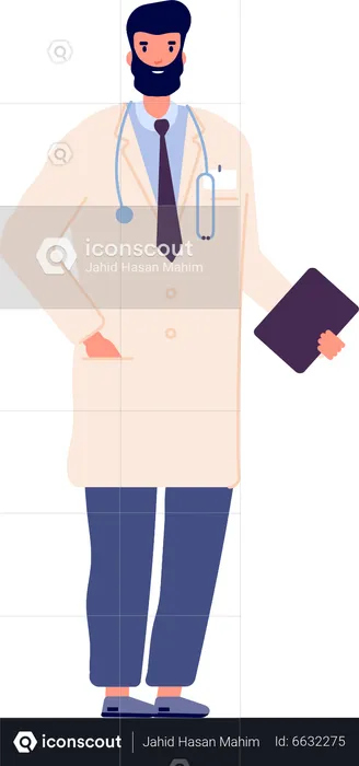 Hospital Doctor  Illustration