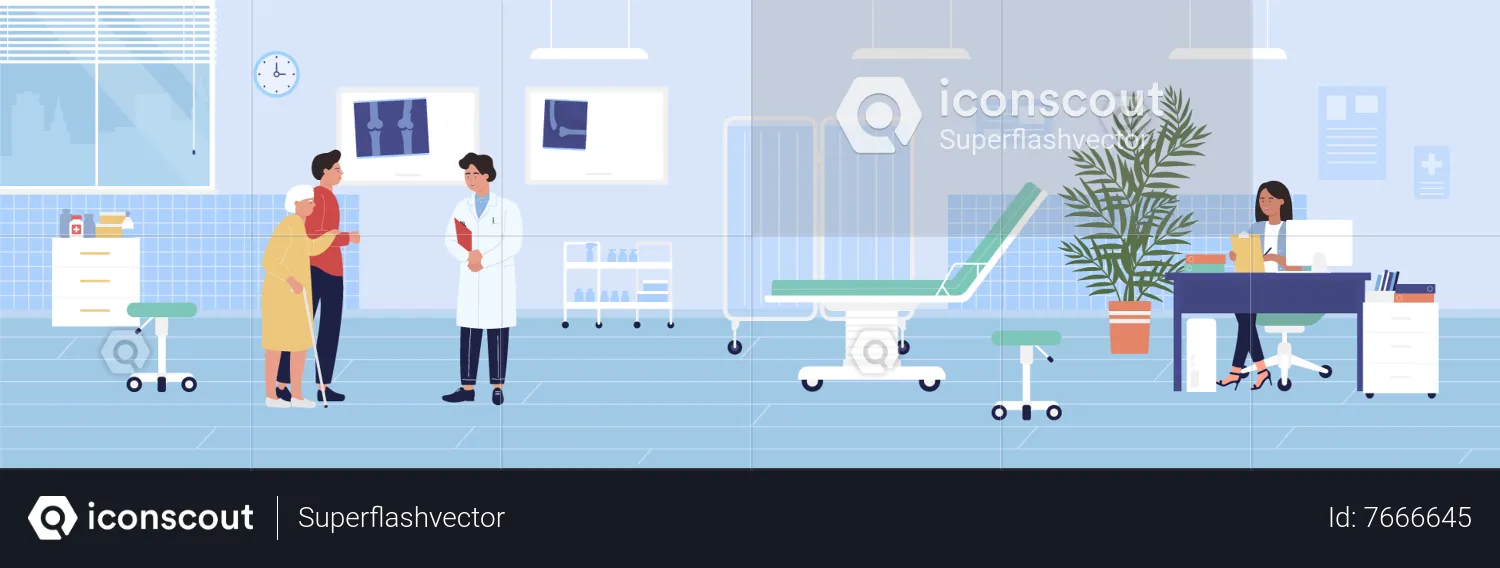 Hospital Room  Illustration