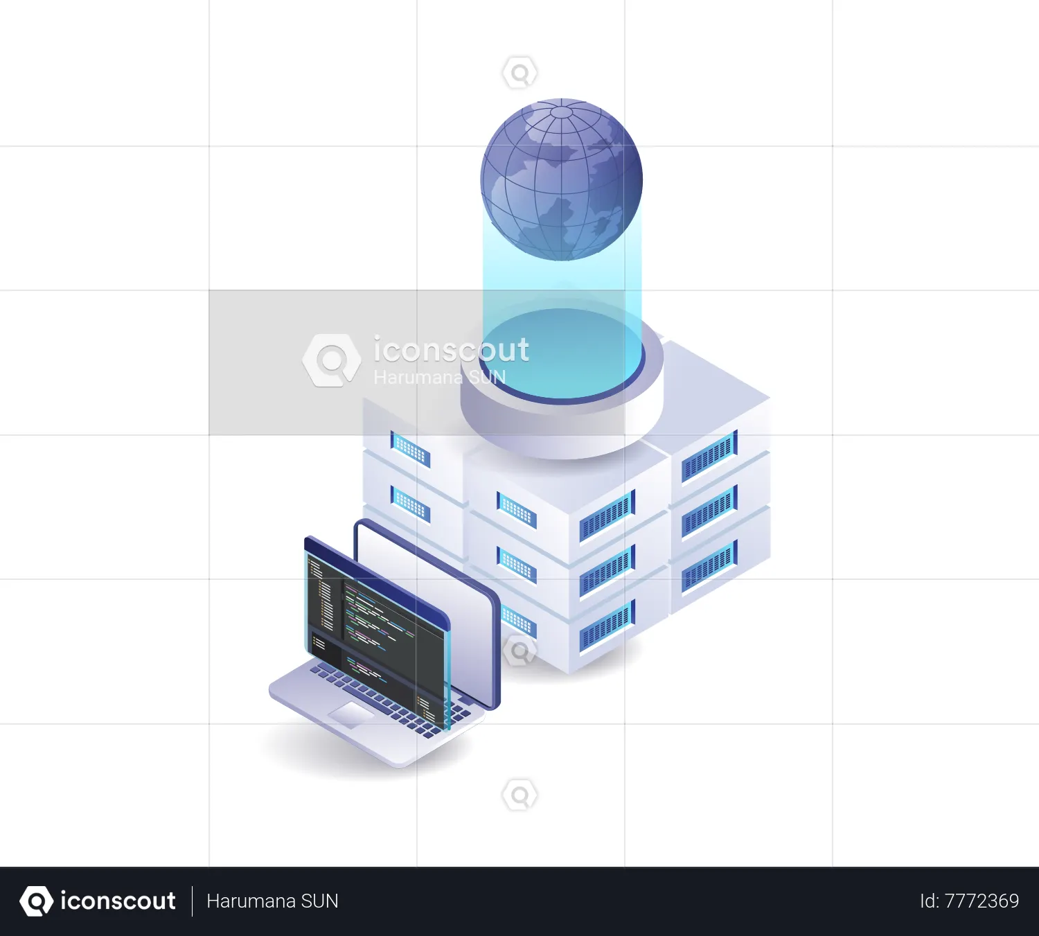 Hostinger Server Programming Language Illustration - Free Download ...