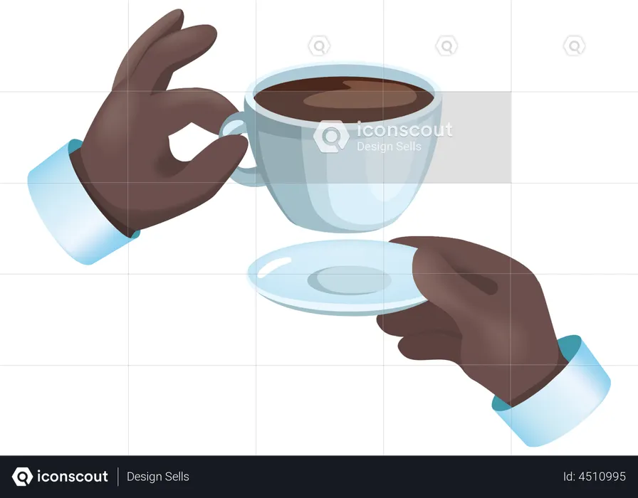 Hot Chocolate Cup  Illustration