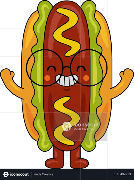 Hotdog  Illustration