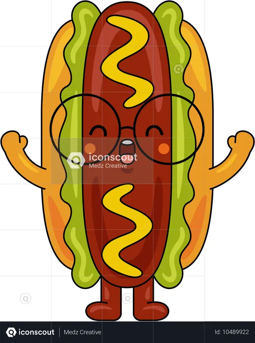 Hotdog  Illustration