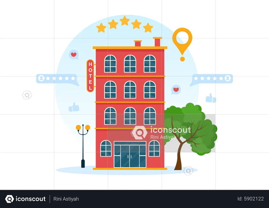Hotel Review  Illustration