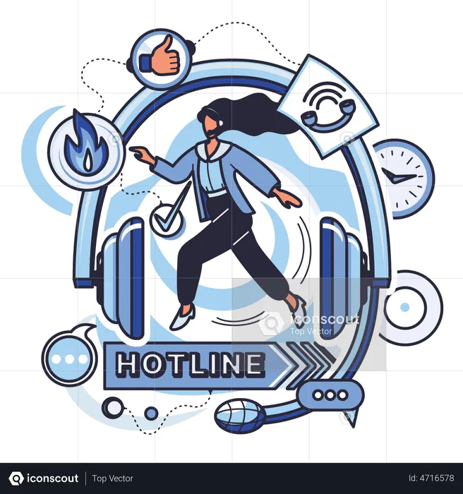 Hotline  Illustration