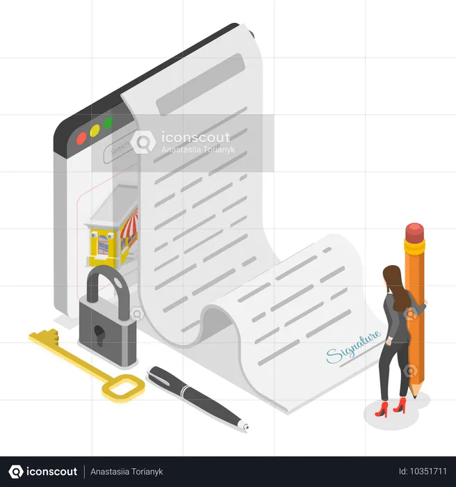 House agreement  Illustration