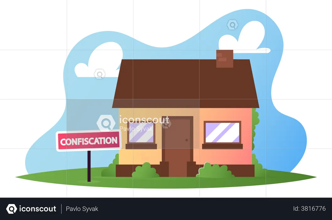 House Confiscation,  Illustration