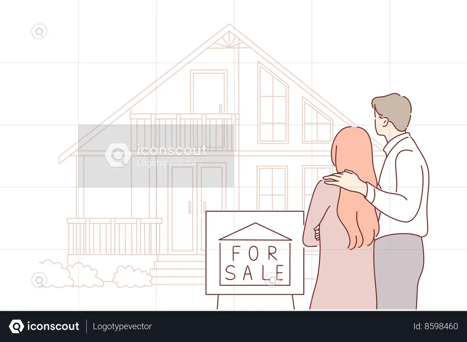 House for sale  Illustration