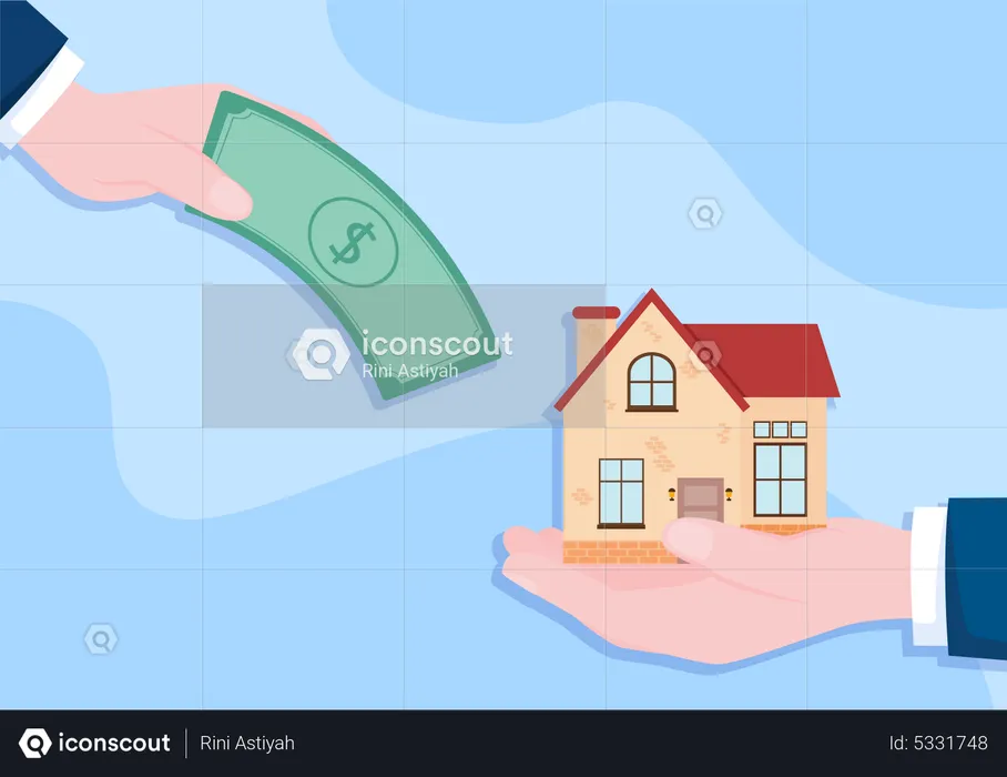 House Mortgage loan  Illustration