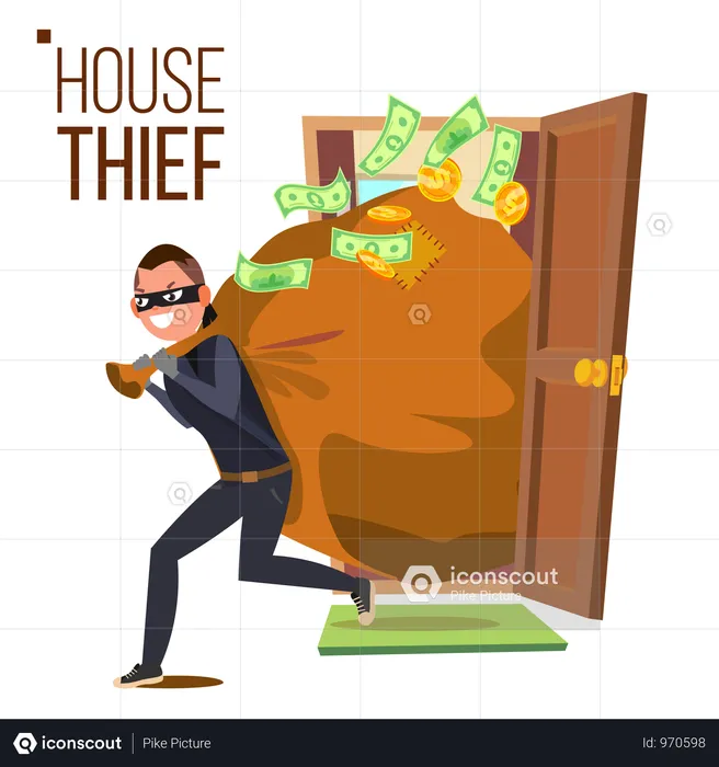 House Thief  Illustration