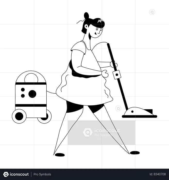 Housemaid  Illustration