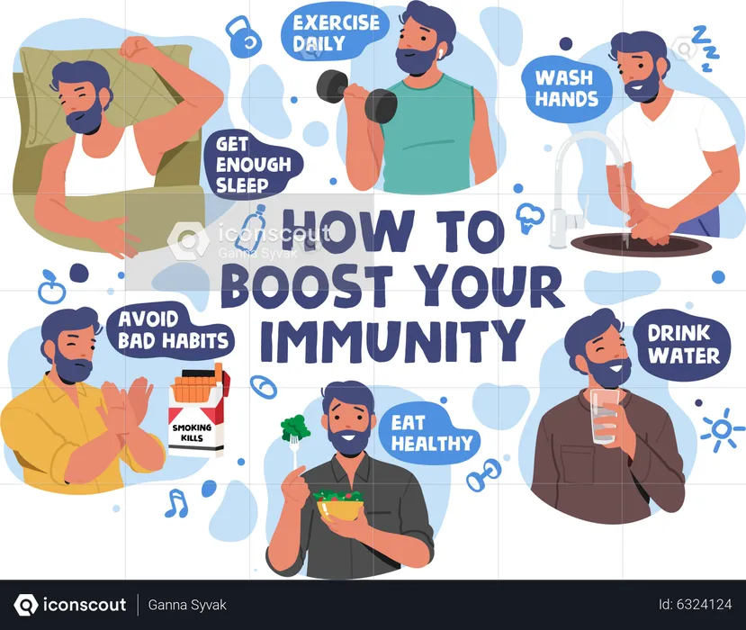 How to Boost Immunity in male  Illustration