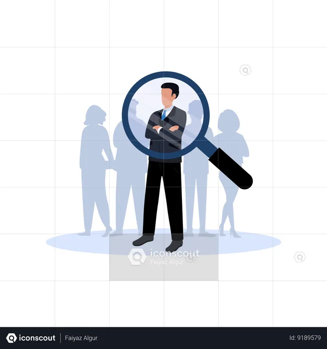 HR Manager  Illustration