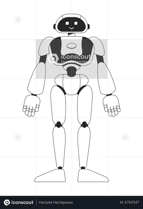 Humanoid robot  Illustration