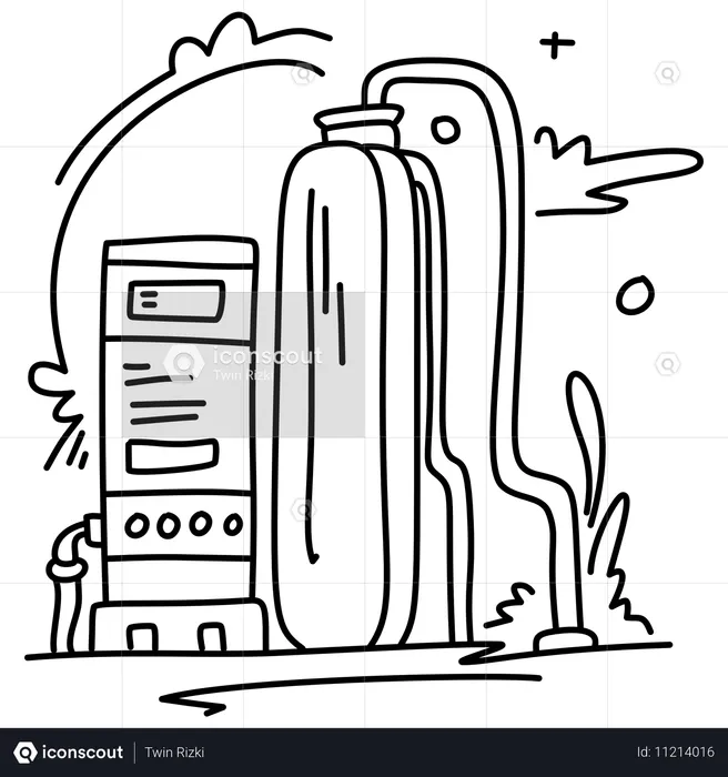 Hydrogen Storage  Illustration