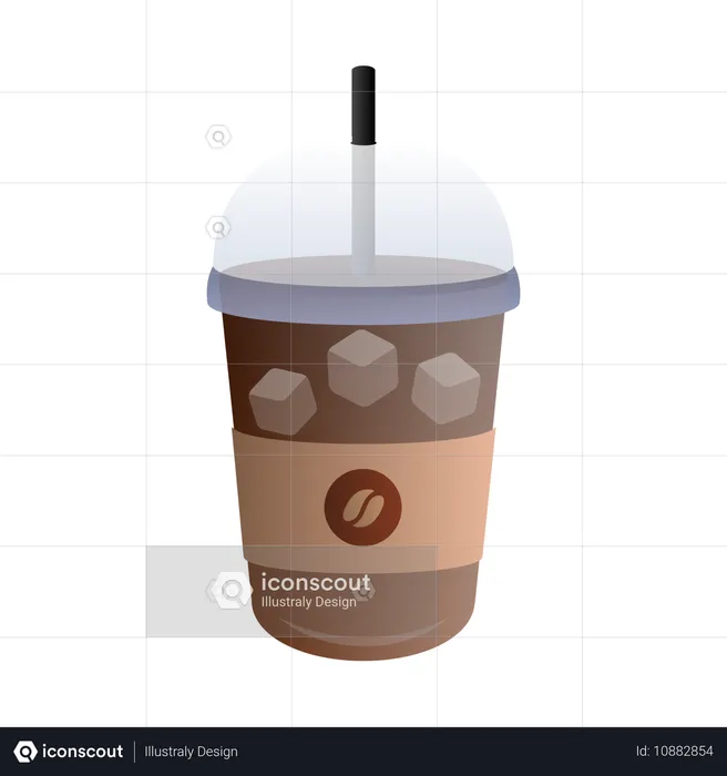 Ice Coffee  Illustration