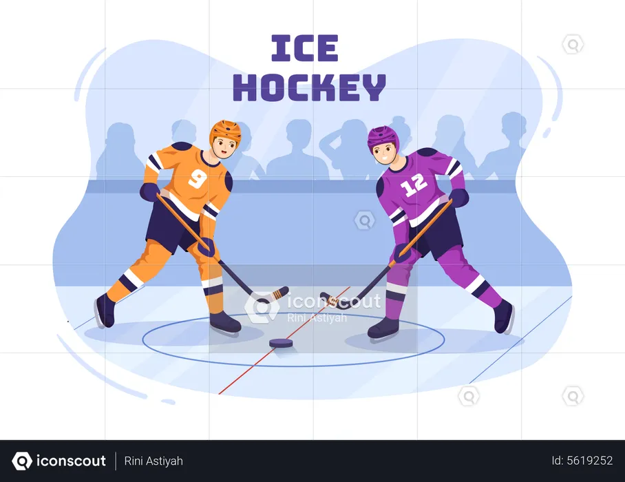 Ice Hockey Championship  Illustration