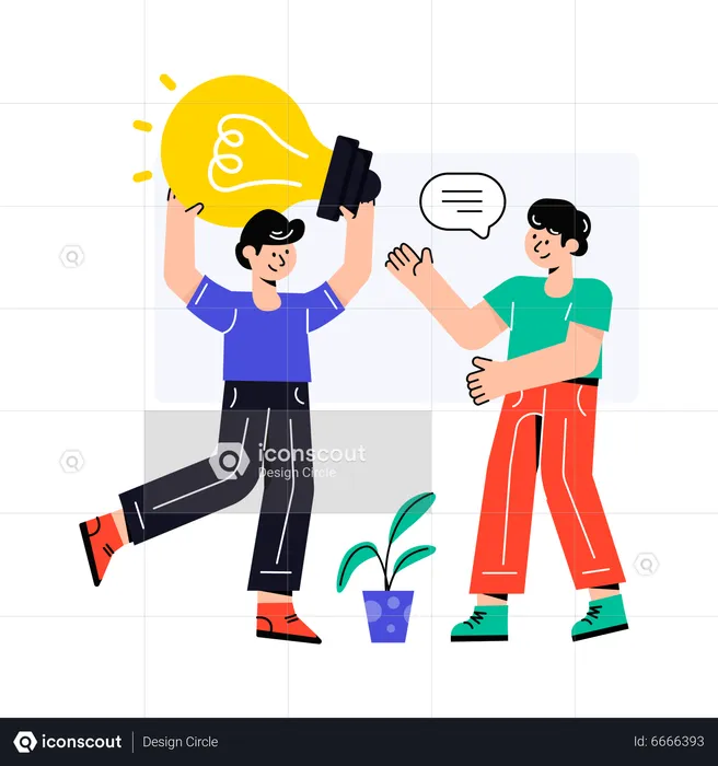 Idea Sharing  Illustration