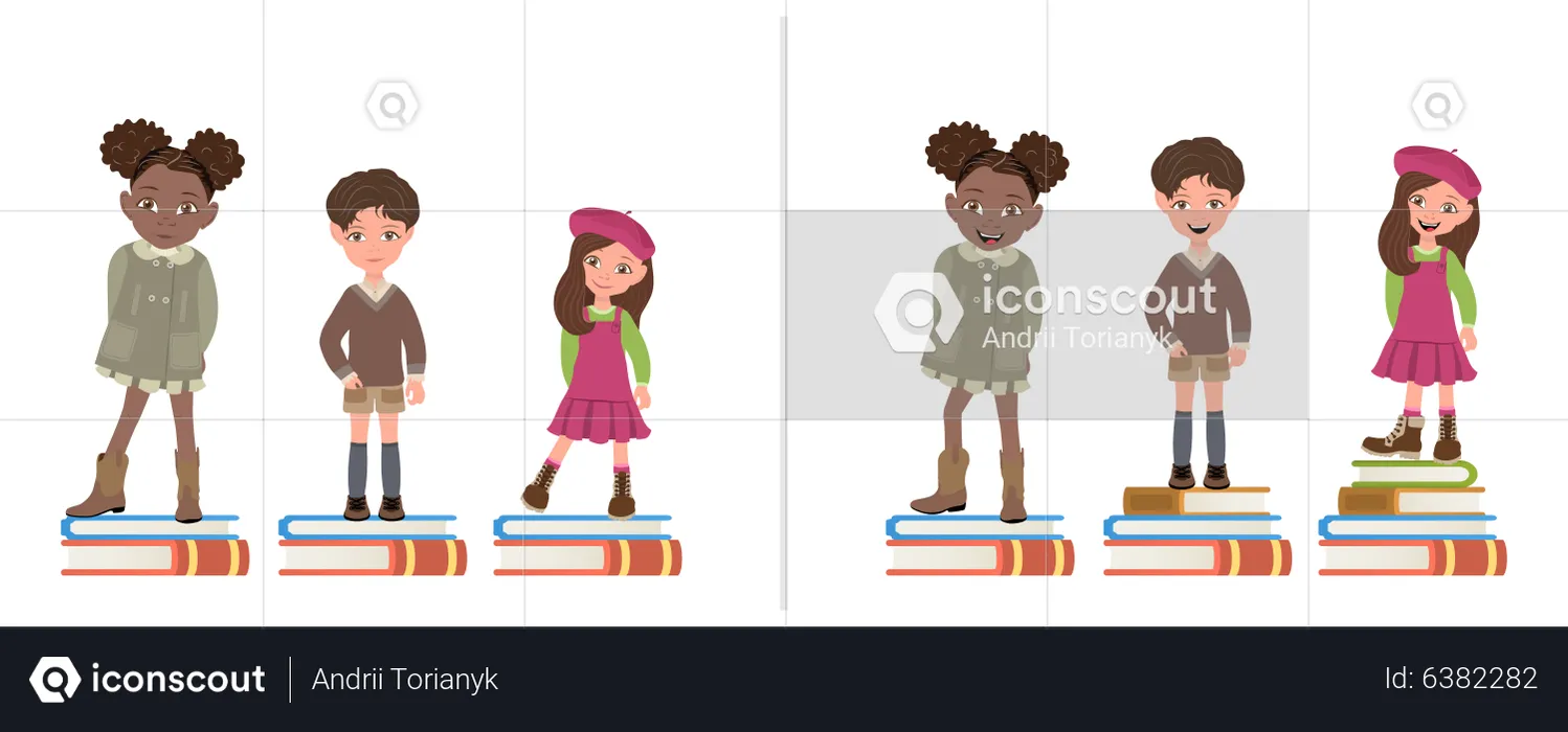 Igualdade educacional  Ilustração