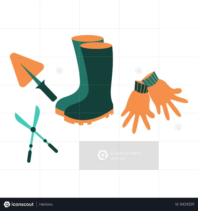 Illustration vectorielle agricole.  Illustration