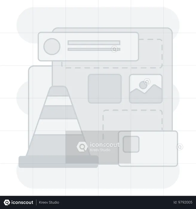 Ilustração em construção  Ilustração