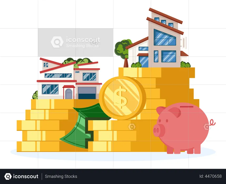 Immobilien  Illustration