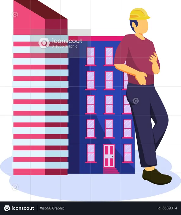 Immobilien-Entwickler  Illustration