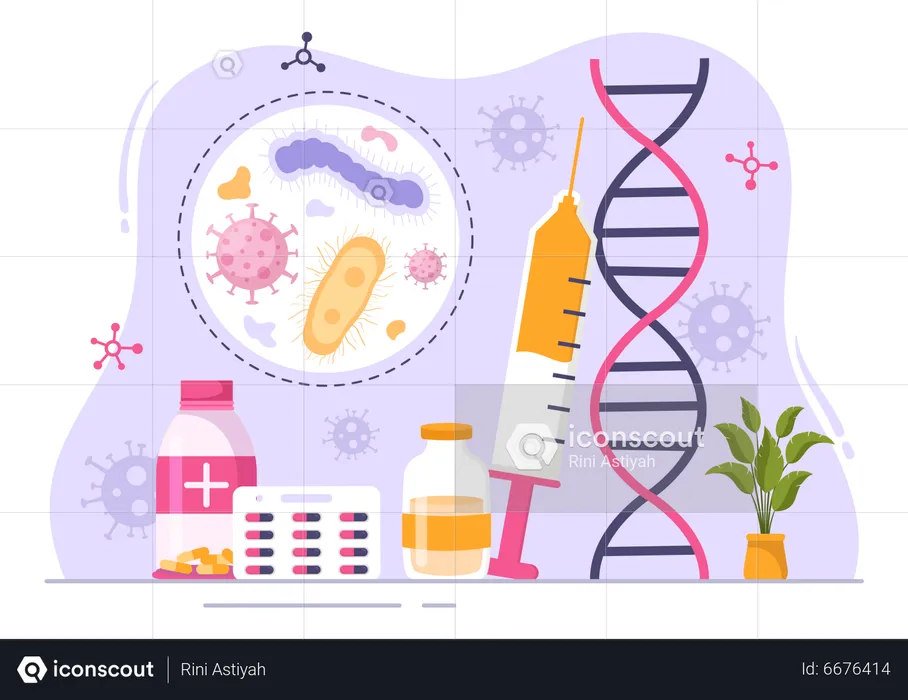 Immunology Protection System  Illustration