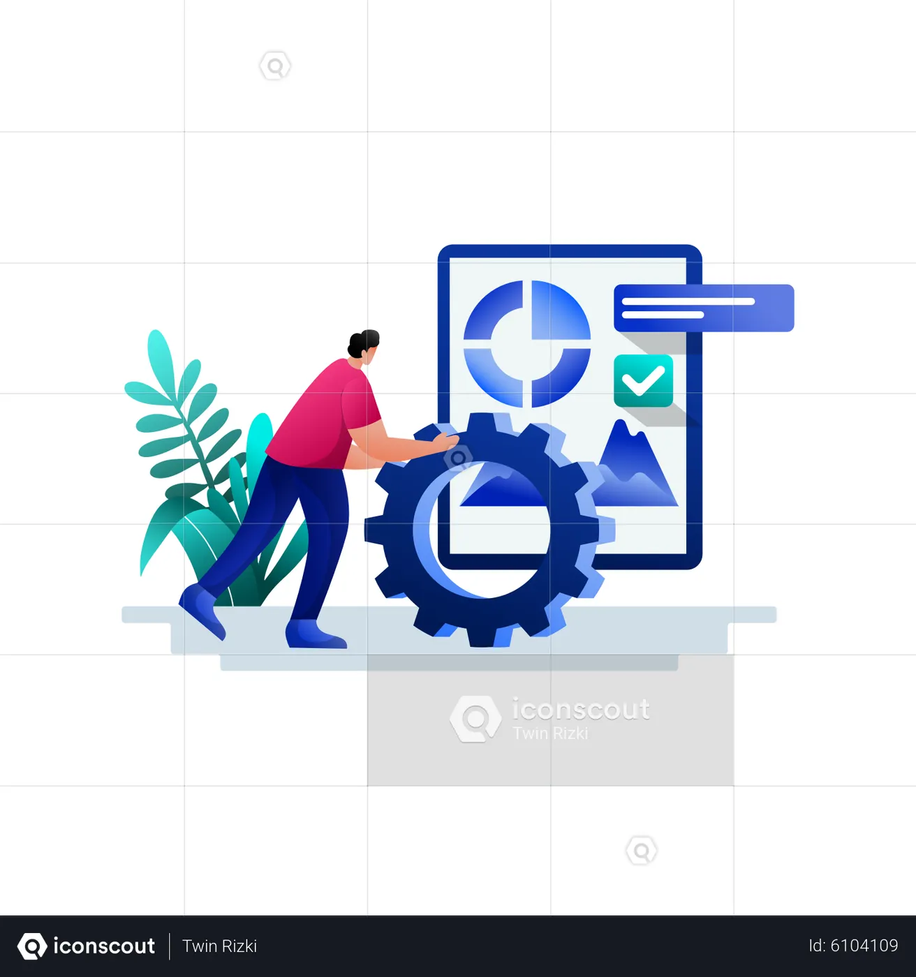 Implementation Illustration - Free Download Business Illustrations ...