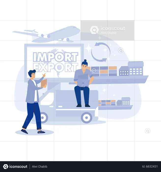 Import and export  Illustration