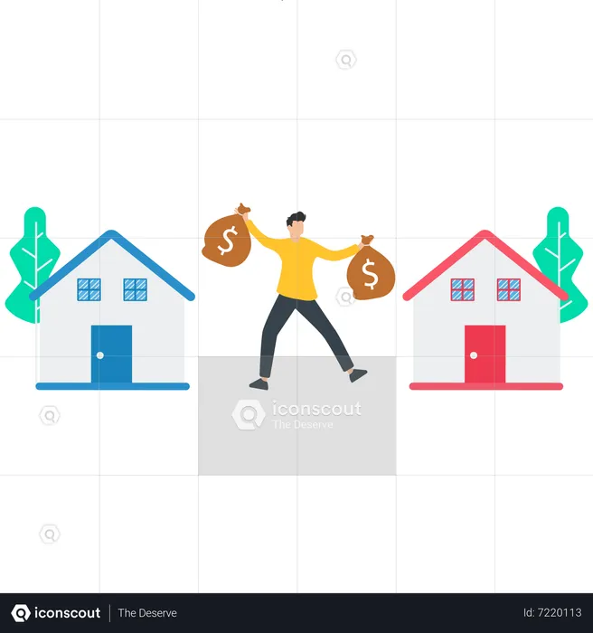 In Immobilien investieren  Illustration