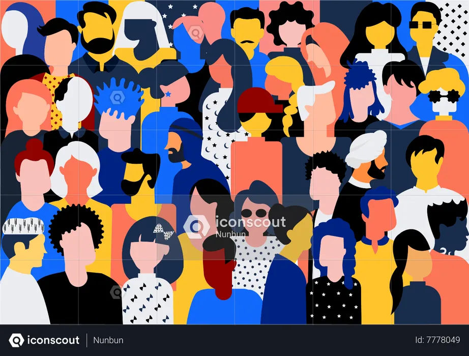 Inclusion and Diverse People  Illustration