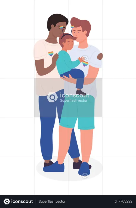 Inclusive Family  Illustration