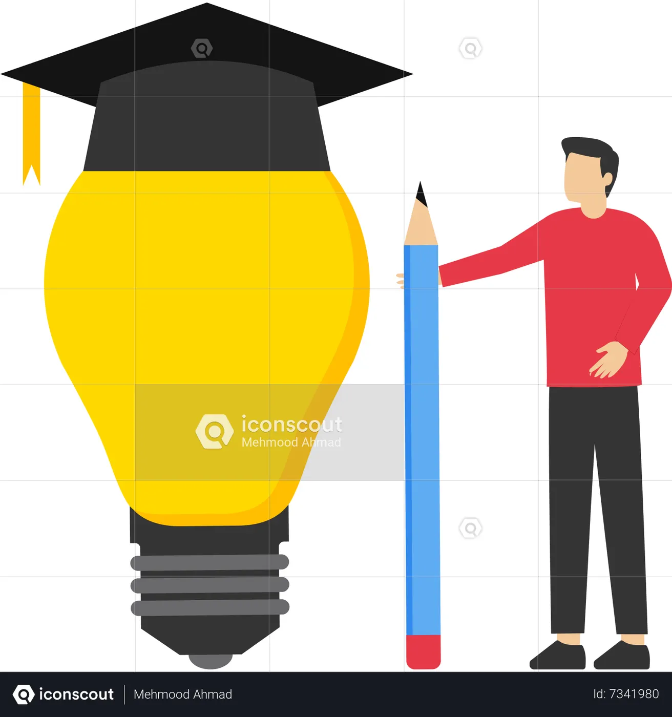 best-increase-knowledge-to-improve-skills-illustration-download-in-png