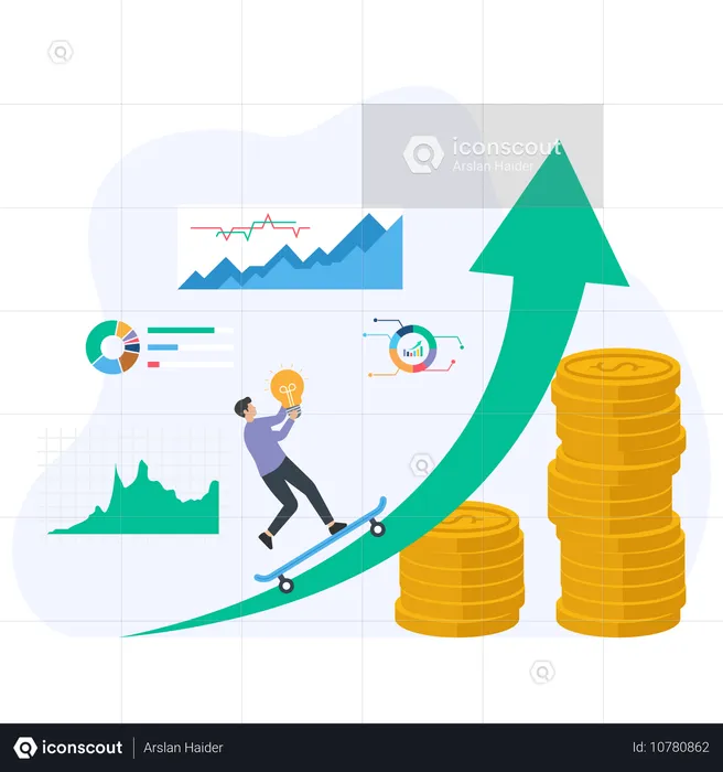 Increase revenue growth  Illustration