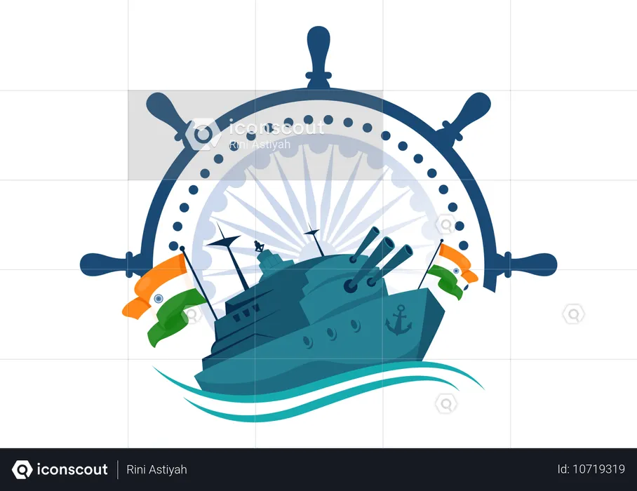 인도 해군  일러스트레이션