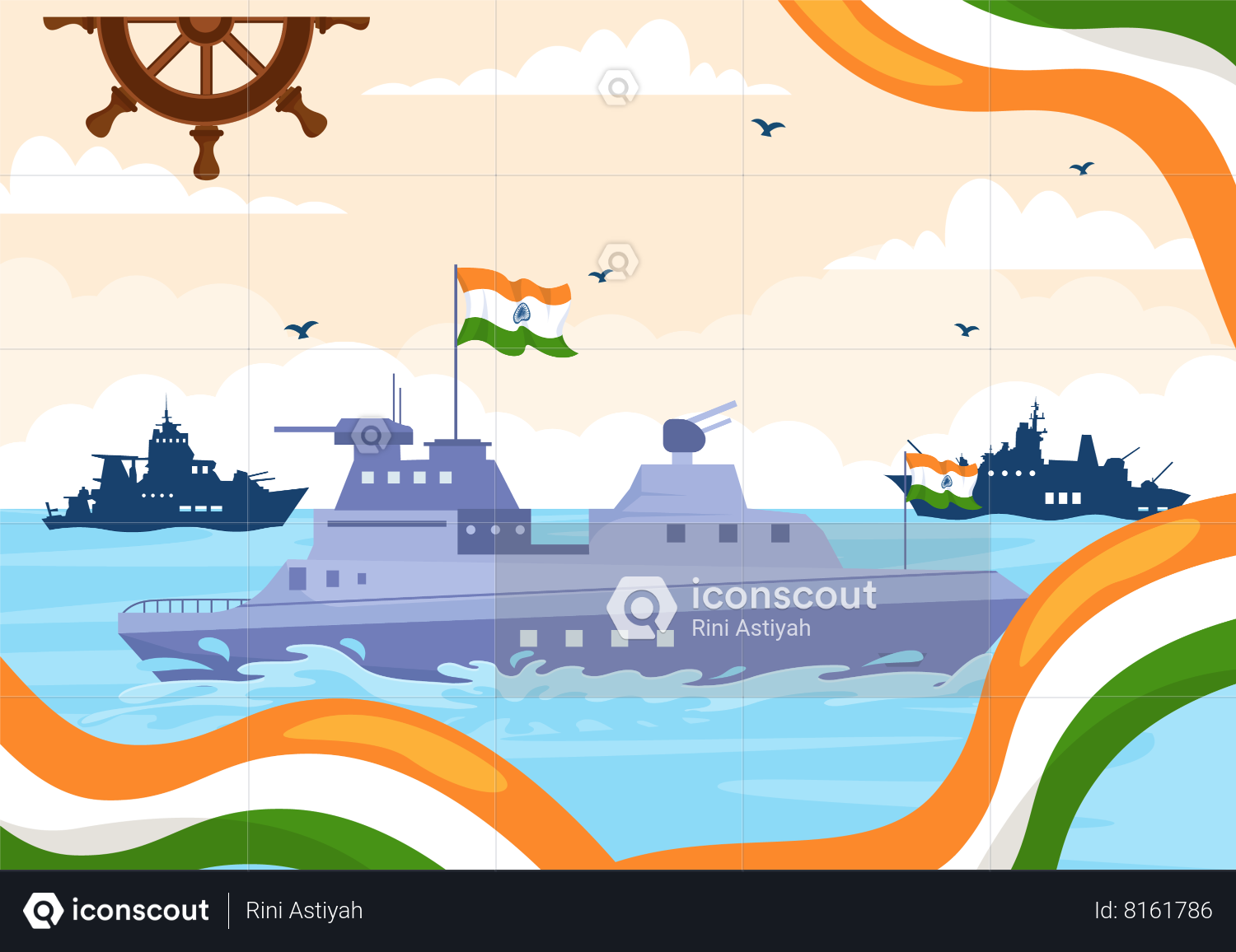 Happy Indian Navy Day 2020 Easy Drawing | Indian Navy Drawing Easy | Navy  Day Poster Easy for kids - YouTube | Navy day, Indian navy day, Indian navy