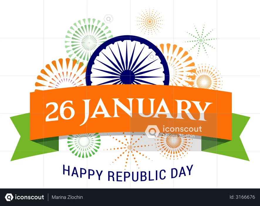 Indian Republic Day  Illustration