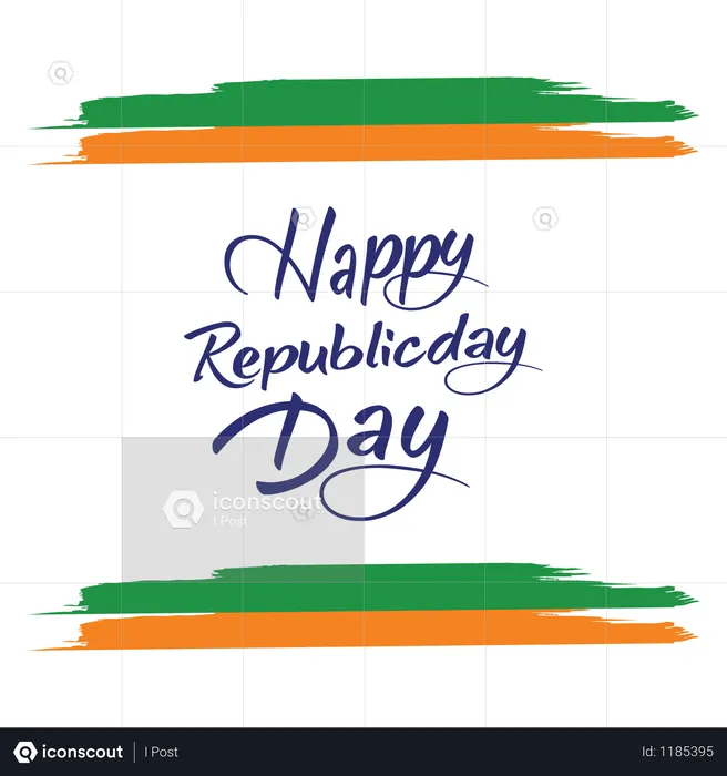 Indian Republic Day Concept  Illustration